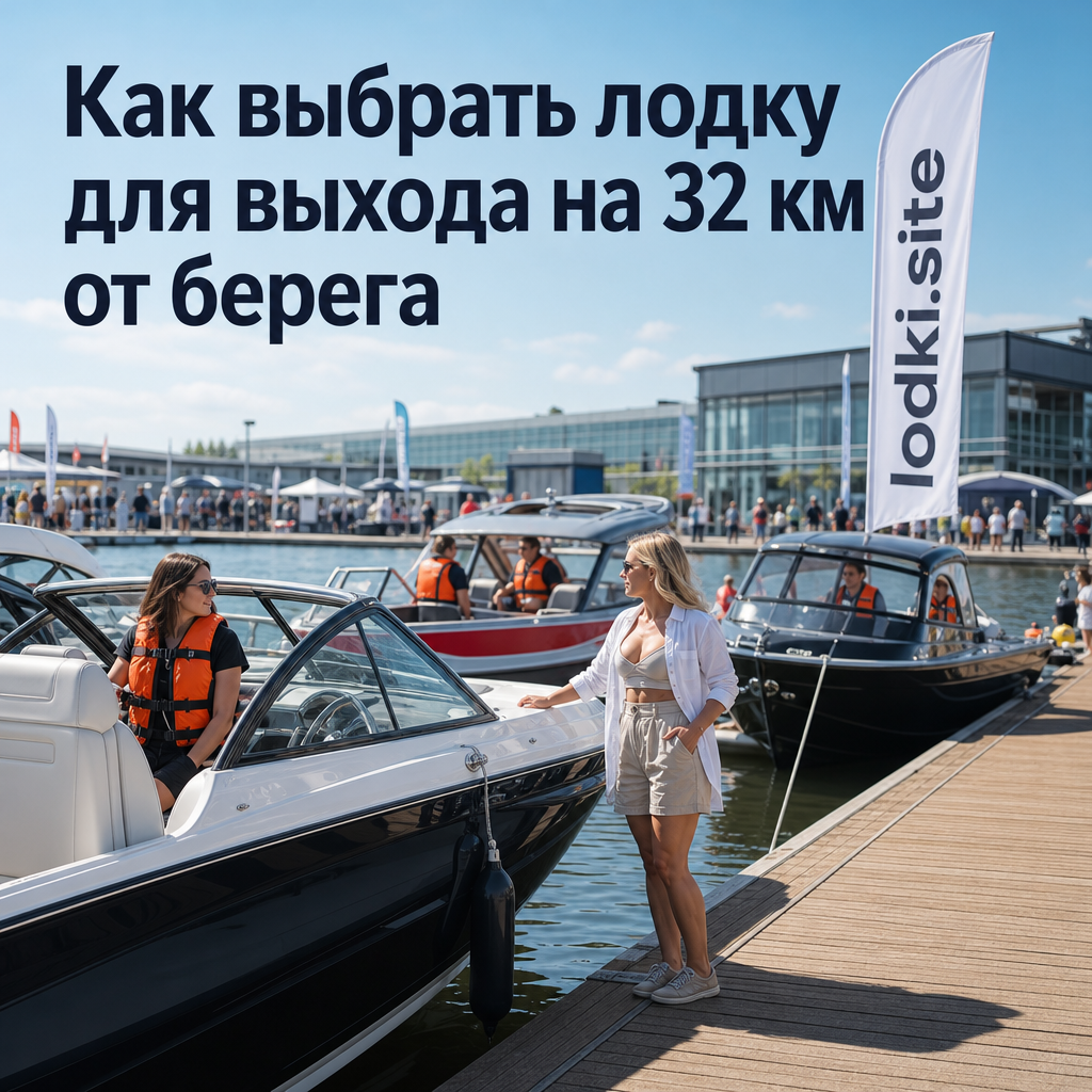 Как выбрать лодку для выхода на 32 км от берега