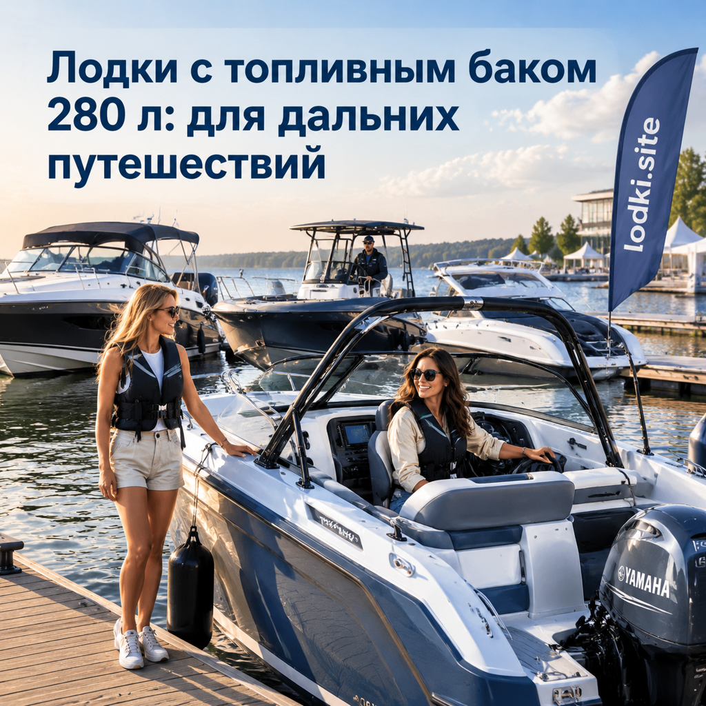Лодки с топливным баком 280 л: для дальних путешествий