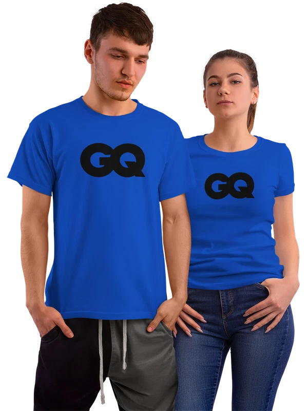 Футболка GQ — Синяя, фото 1