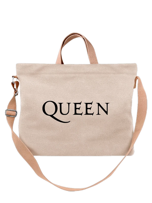 Сумка Queen Квин логотип — Белая, фото 1