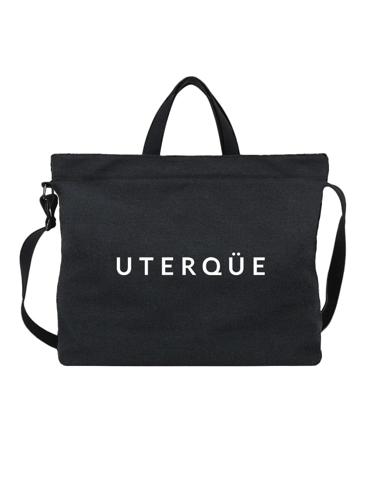 Сумка Uterque чёрная с принтом — сумки и обувь — Чёрная, фото 1