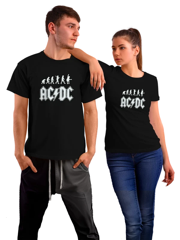 Футболка AC DC с логотипом — Чёрная, фото 1