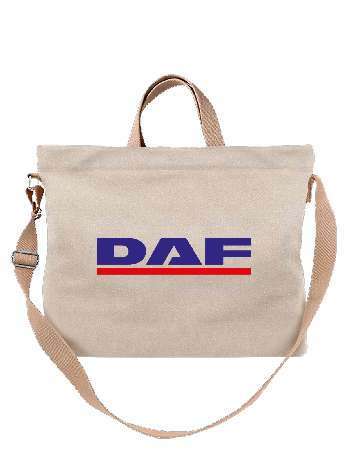 Сумка DAF белая с принтом — коммерческий транспорт — Белая, фото 1