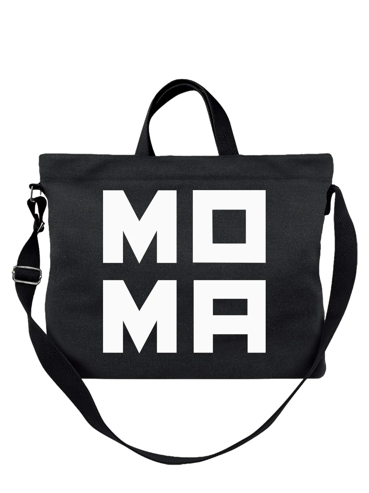 Сумка Moma чёрная с принтом — музей современного искусства — Чёрная, фото 1
