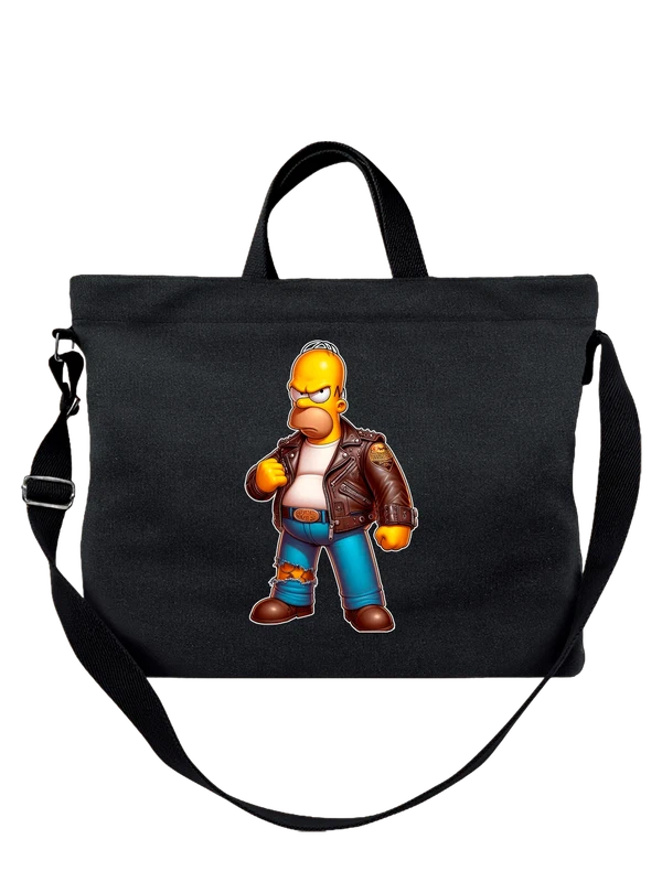Сумка Гомер Homer Симпсон Simpsons — Чёрная, фото 1
