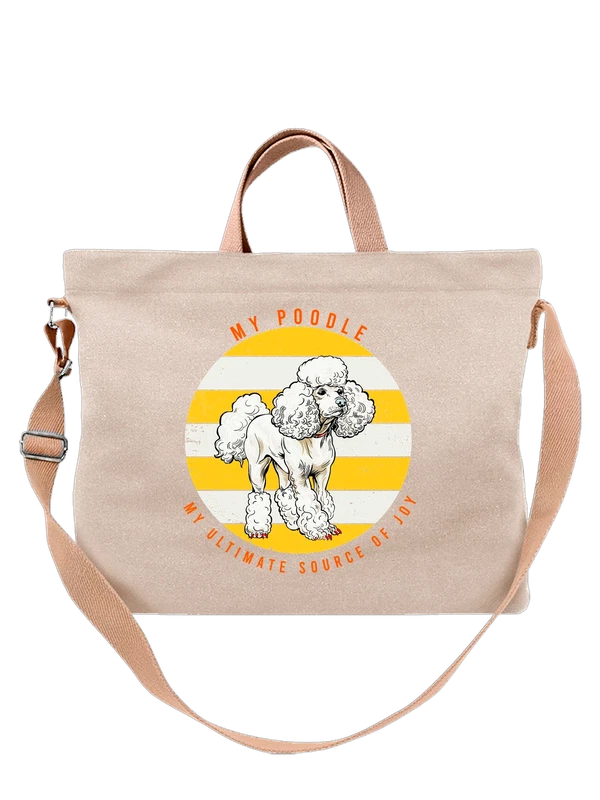 Сумка с пуделем my poodle — Белая, фото 1