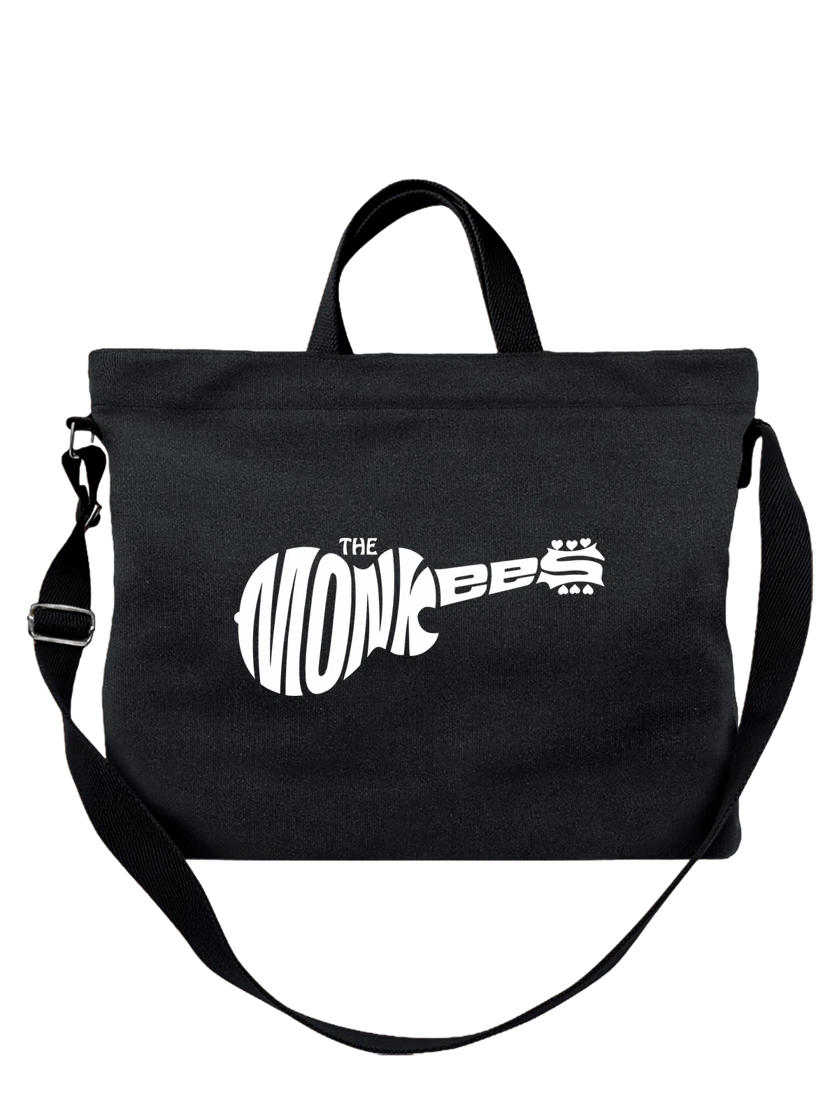 Сумка Monkees Монкес чёрная с принтом — футболка подростку — Чёрная, фото 1