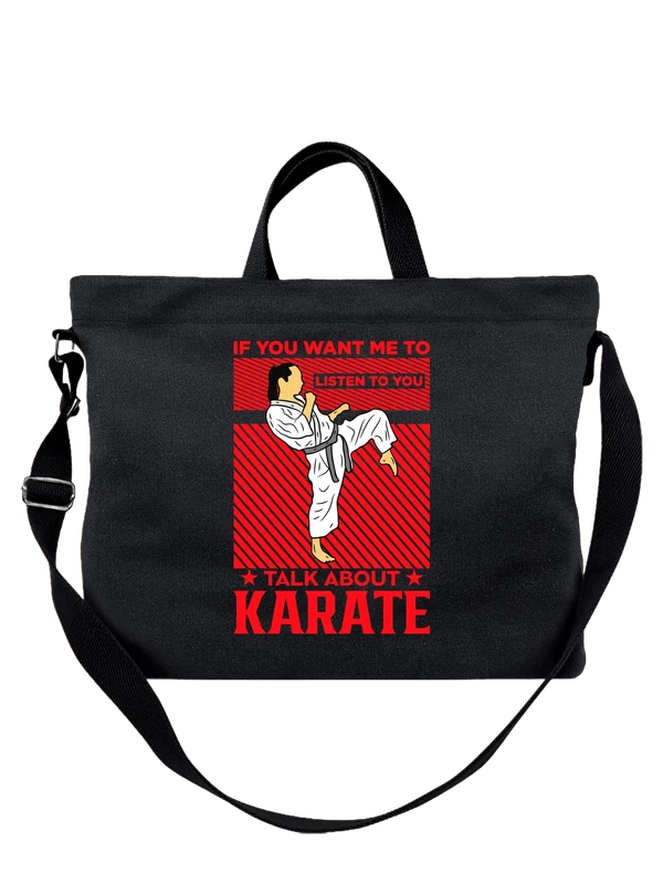 Сумка с каратистом karate — Чёрная, фото 1