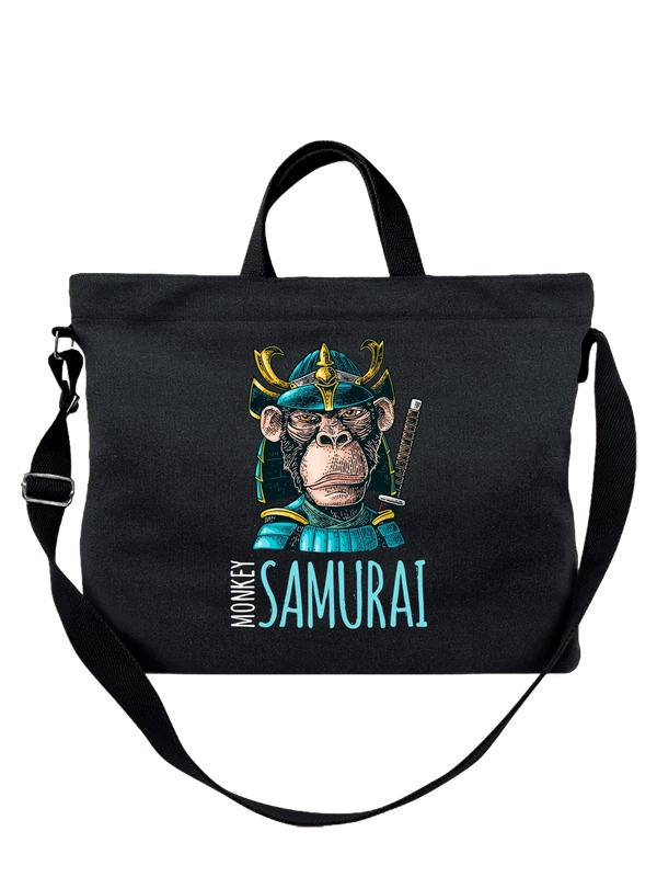 Сумка обезьяна monkey samurai — Чёрная, фото 1