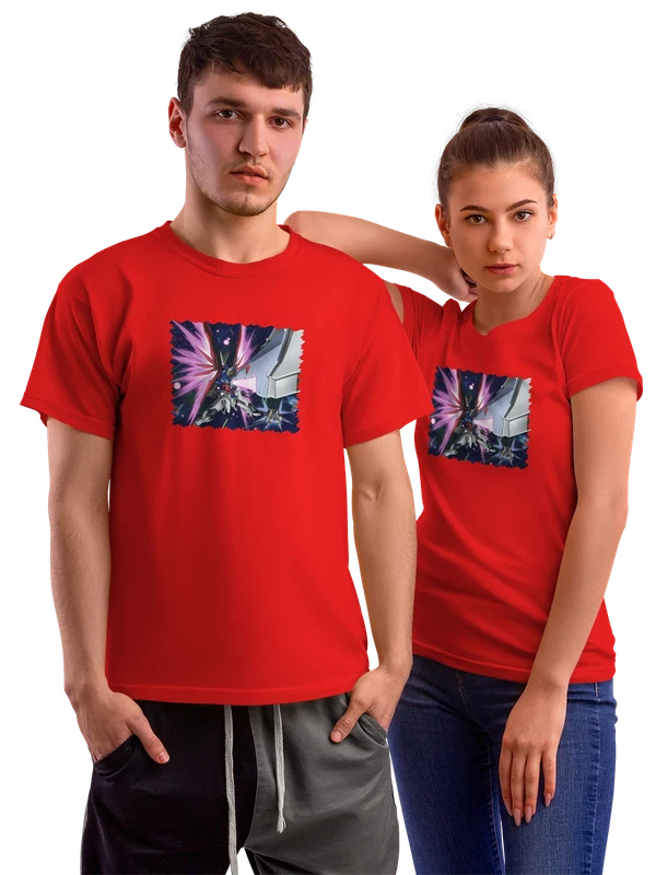 Футболка ZGMF X42S Destiny Gundam Mobile Suit SEED — Красная, фото 1