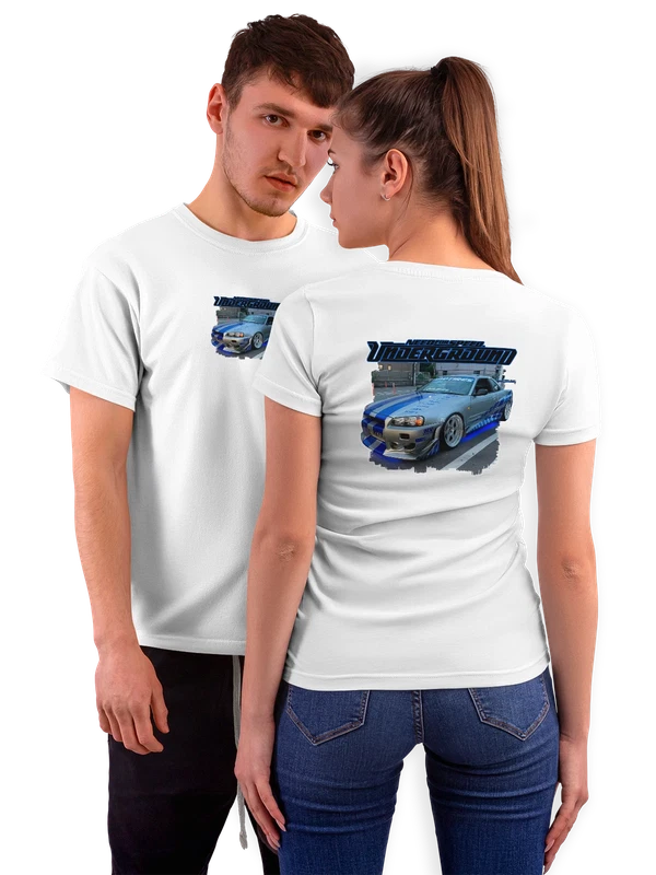 Футболка Ned Four Speed Underground — Белая, фото 1