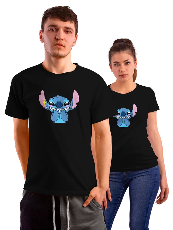 Футболка Стич Stitch — Чёрная, фото 1