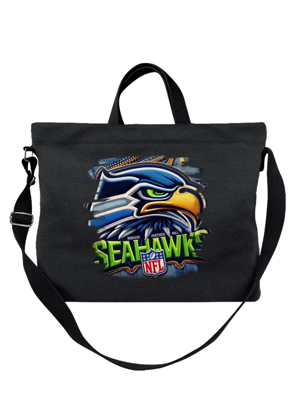 Сумка Seattle Seahawks bald eagle NFL — Чёрная, фото 1