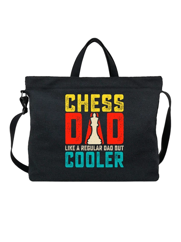 Сумка шахматы chess dad — Чёрная, фото 1