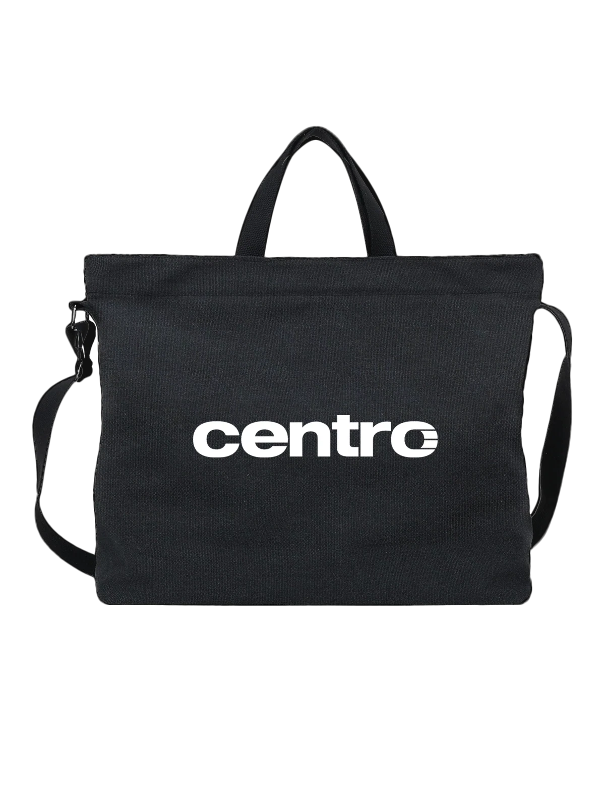 Сумка Centro чёрная с принтом — городская мода — Чёрная, фото 1