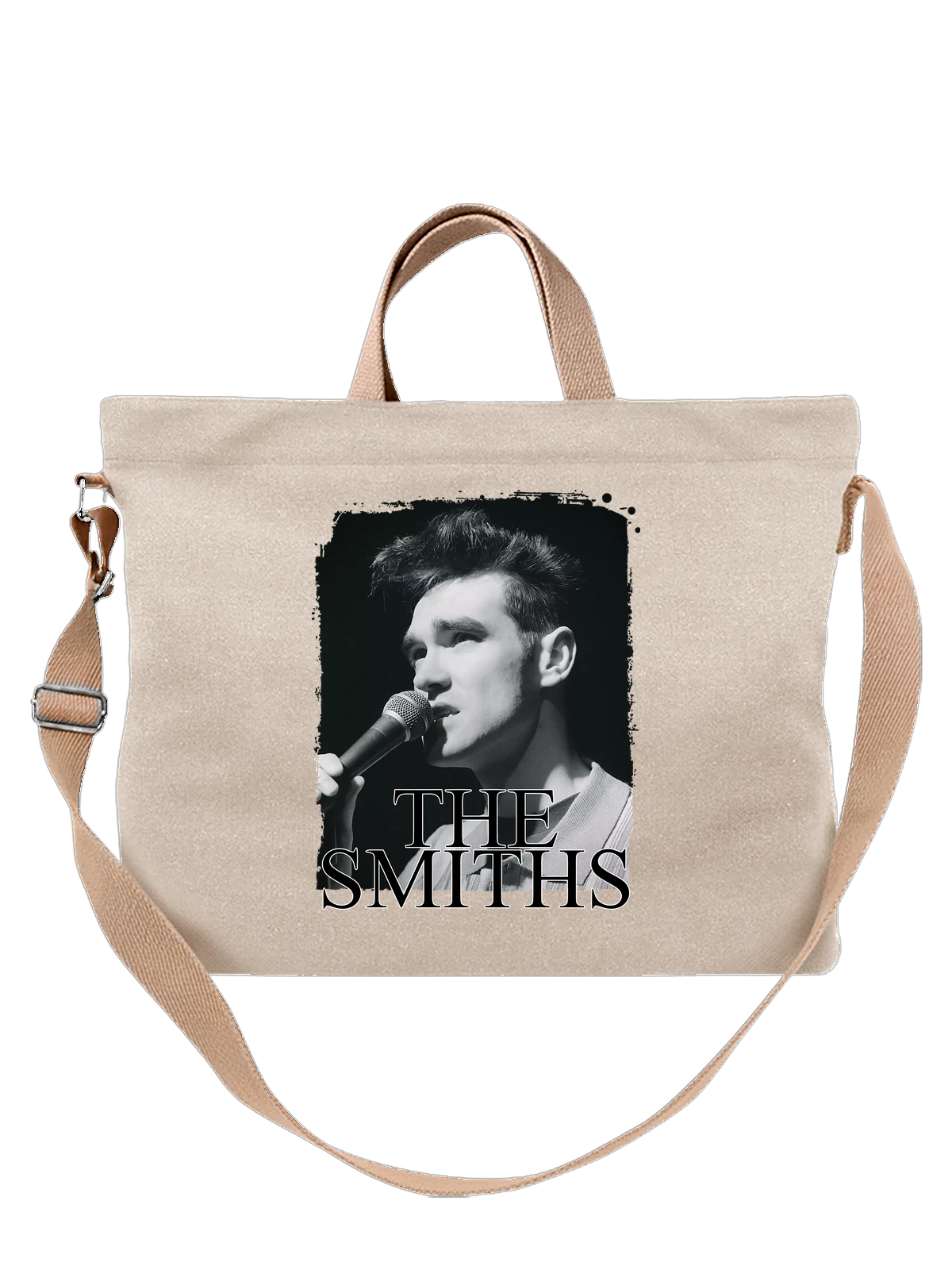 Сумка The Smiths Моррисси белая с принтом — футболка подростку — Белая, фото 1