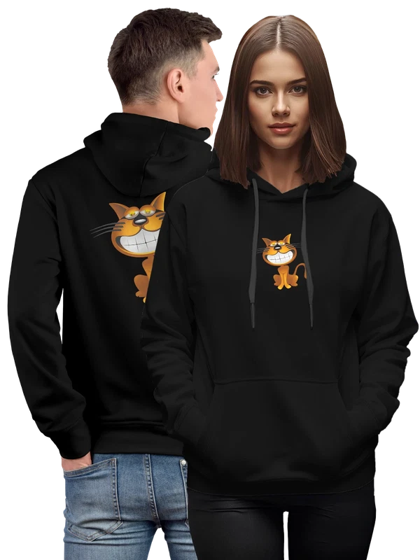 Худи с котом — Чёрная, фото 1