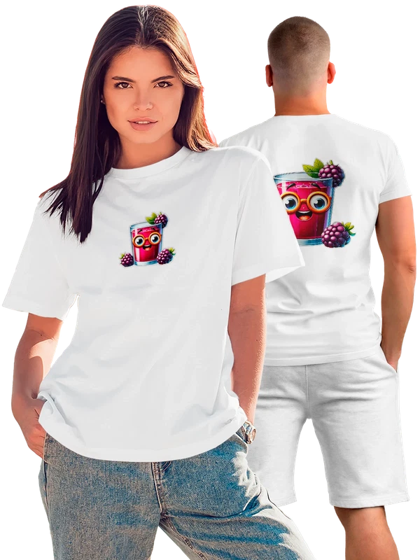Футболка с шелковицей — Белая, фото 1