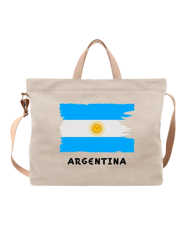 Сумка с флагом Аргентины Argentina — Белая, фото 1