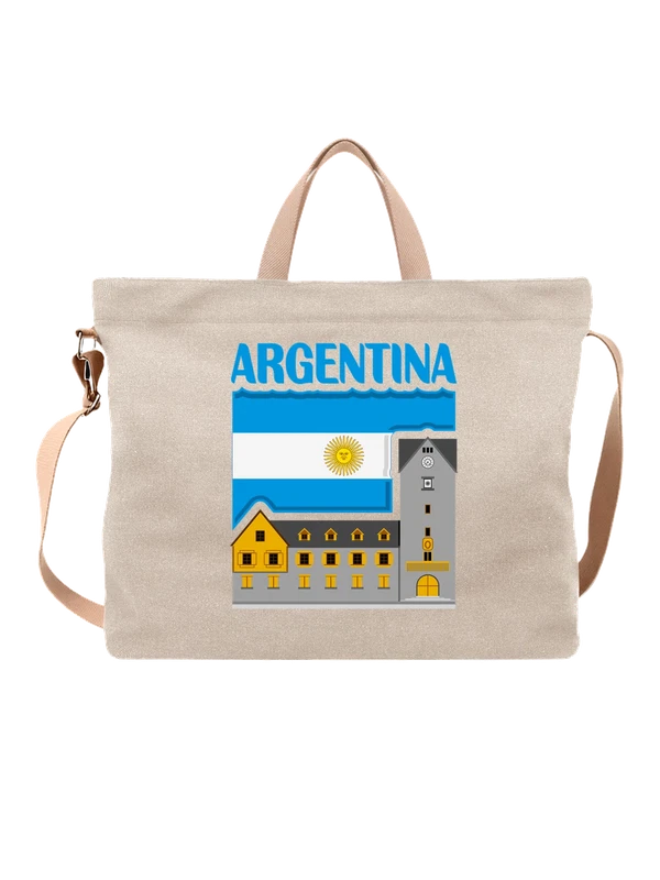 Сумка с флагом Аргентины Argentina — Белая, фото 1
