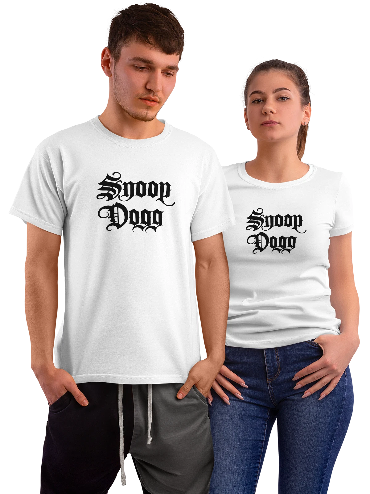 Футболка Snoop dogg логотип белая с принтом — песня — Белая, фото 1