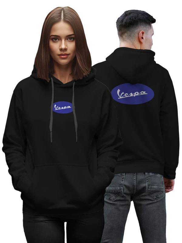 Худи Vespa — Чёрная, фото 1