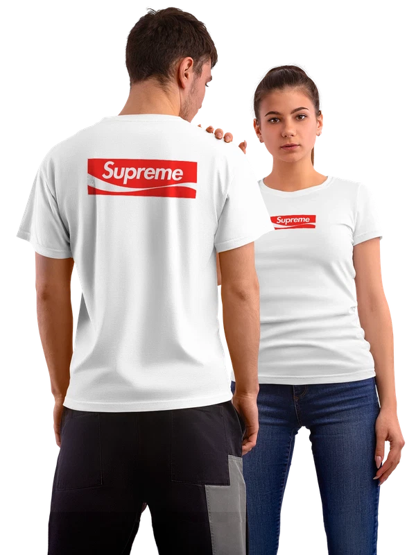 Футболка Supreme — Белая, фото 1
