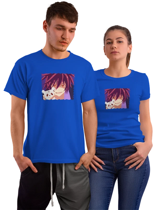 Футболка Anime Sora No Game Life — Синяя, фото 1