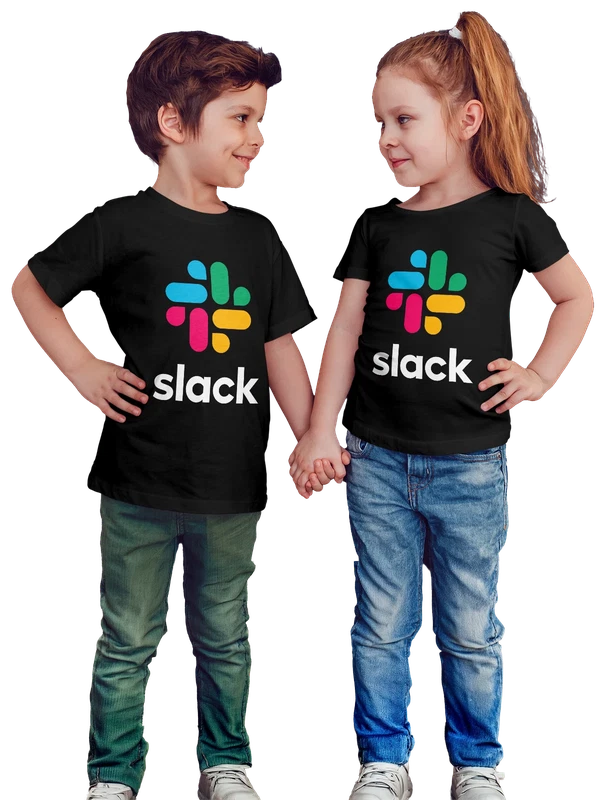 Футболка Slack — Чёрная, фото 1