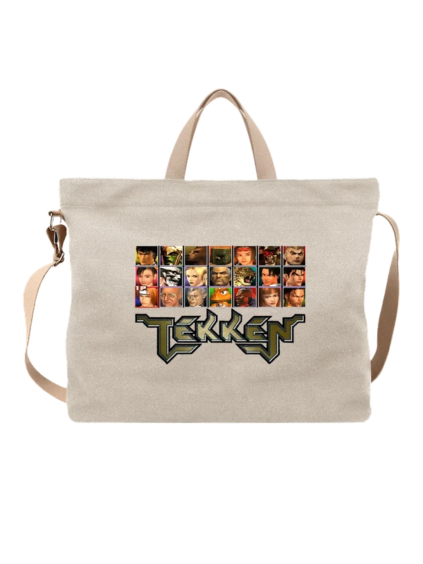 Сумка игра Теккен голд — Белая, фото 1