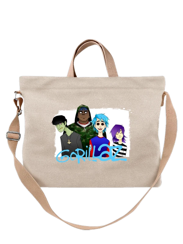 Сумка Gorillaz Горилаз — Белая, фото 1