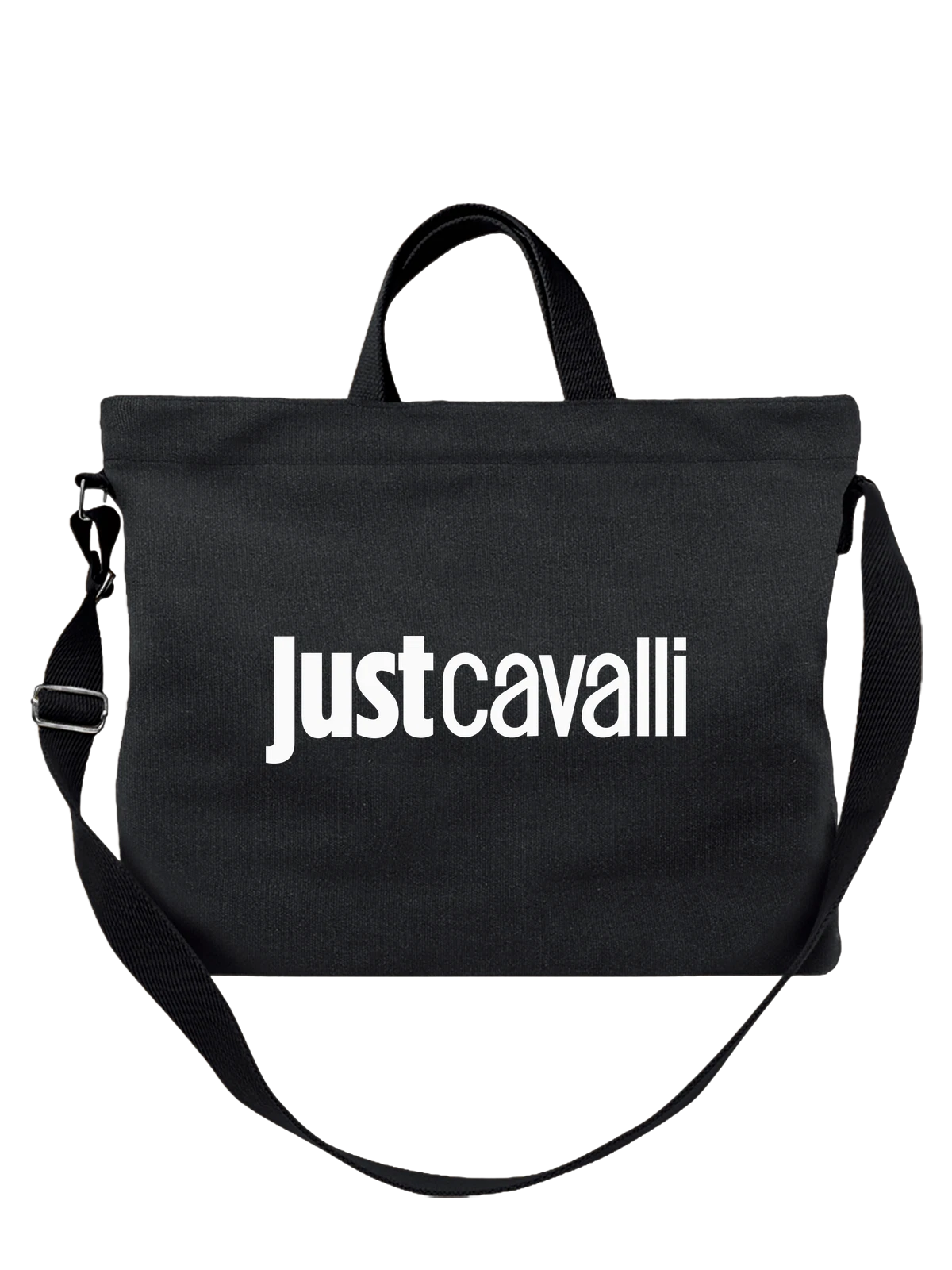 Сумка Just Cavalli чёрная с принтом — анималистическая мода — Чёрная, фото 1