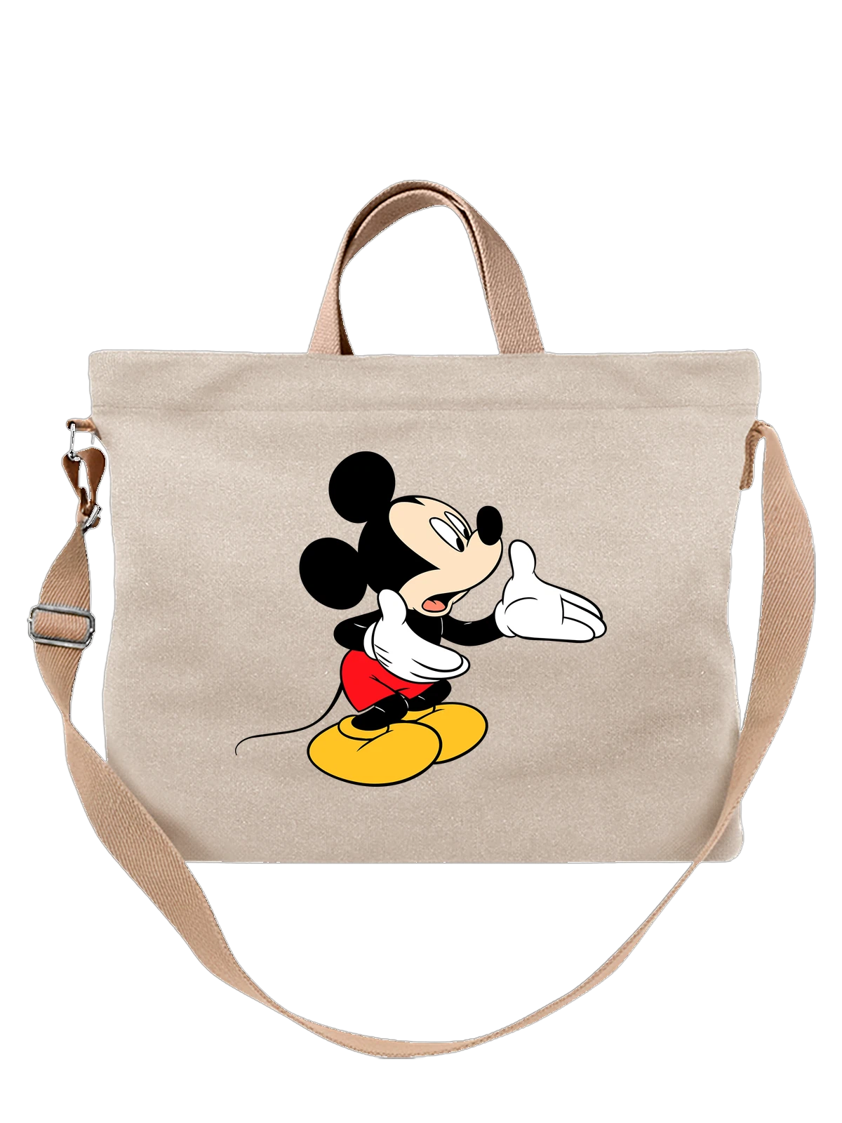 Сумка Микки маус mickey mouse белая с принтом — Минни Маус — Белая, фото 1