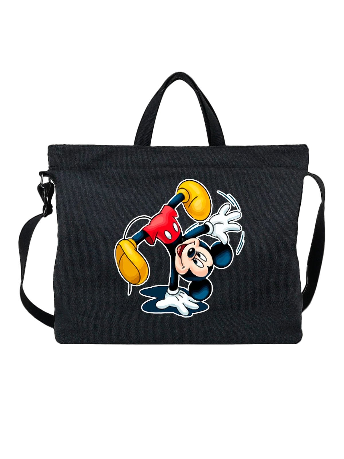 Сумка Микки Маус чёрная с принтом — Disney — Чёрная, фото 1