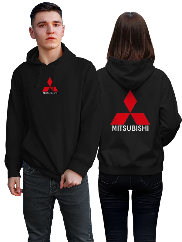 Худи Mitsubishi — Чёрная, фото 1