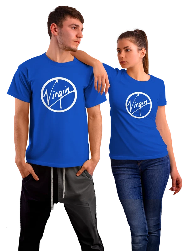 Футболка Virgin — Синяя, фото 1