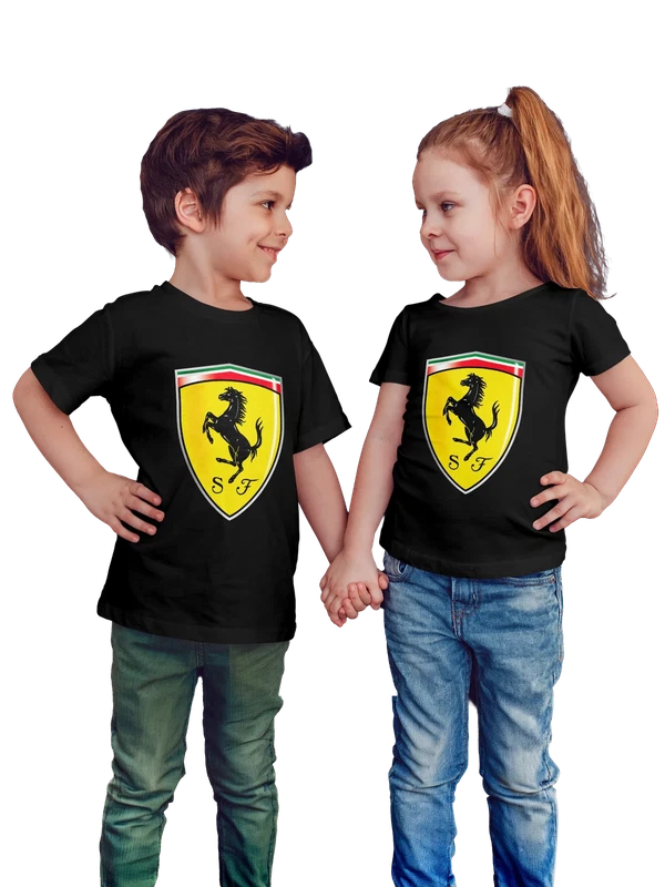 Футболка Ferrari — Чёрная, фото 1