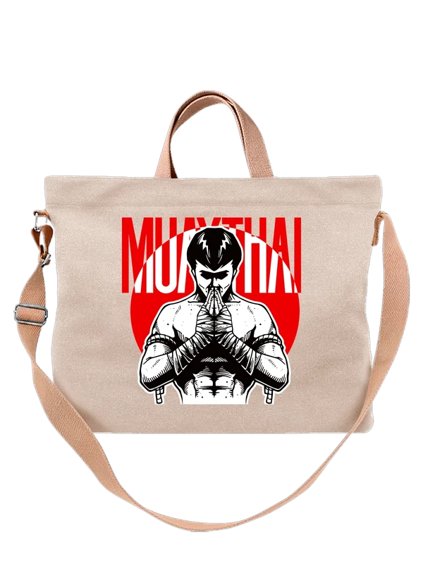 Сумка тайский бокс muay thai — Белая, фото 1