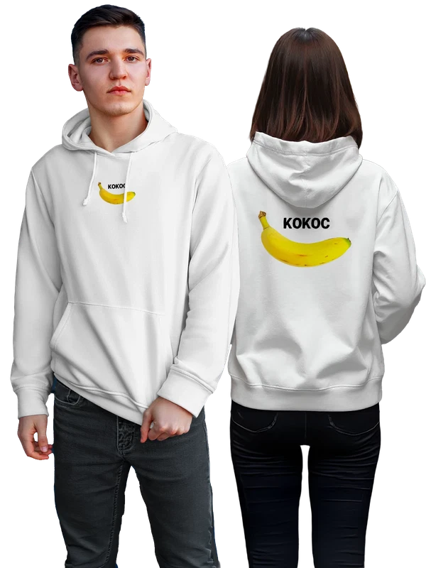 Худи кокос — Белая, фото 1