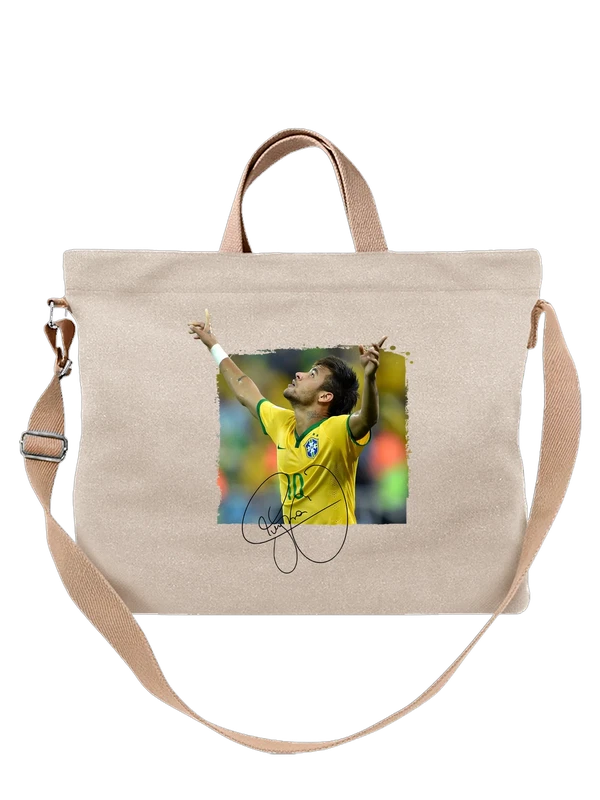 Сумка Неймар Neymar футболист — Белая, фото 1