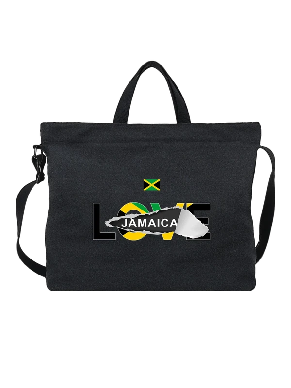 Сумка флаг Ямайки Jamaica — Чёрная, фото 1