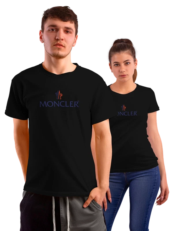 Футболка Moncler — Чёрная, фото 1
