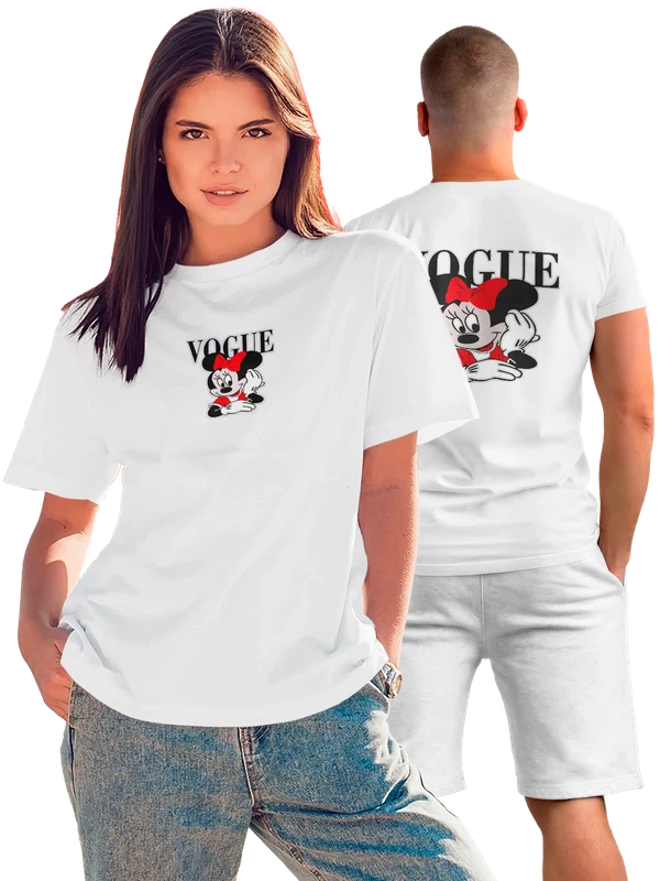 Футболка Vogue — Белая, фото 1
