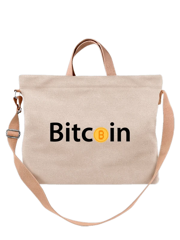 Сумка биткоин bitcoin — Белая, фото 1