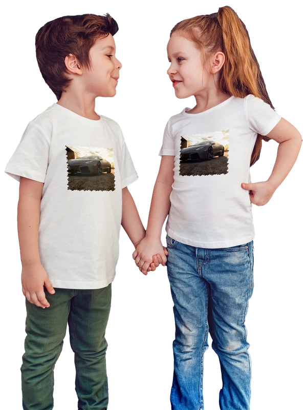 Футболка машина Reventon Lamborghini — Белая, фото 1