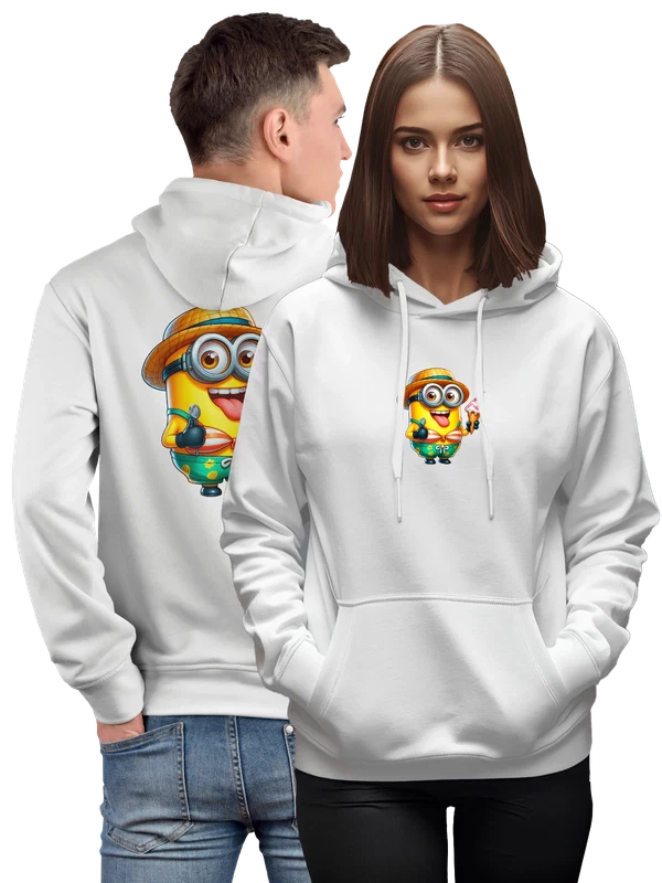 Худи Миньон Minion отпуск — Белая, фото 1
