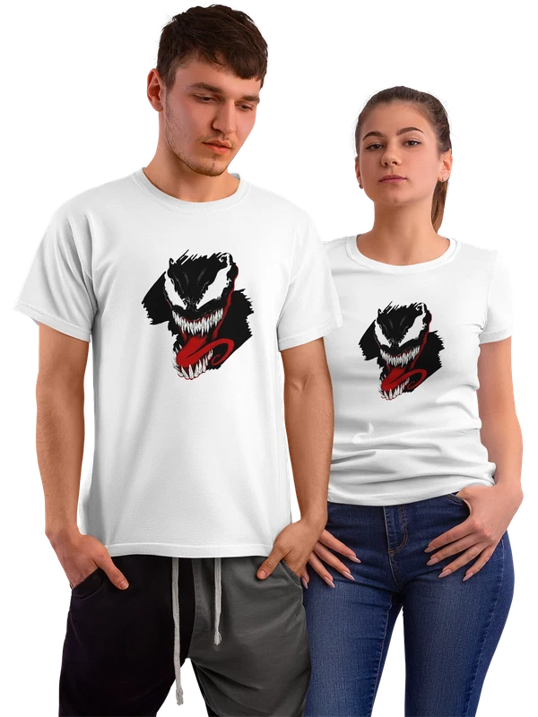 Футболка Веном Venom арт — Белая, фото 1