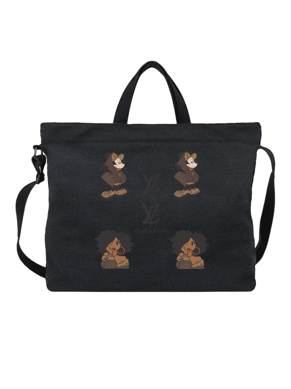 Сумка Louis Vuitton с Микки Маусом и монограммой LV — Чёрная, фото 1