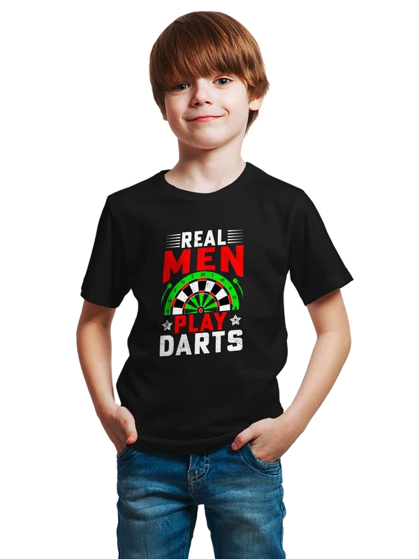 Футболка дартс play darts — Чёрная, фото 1