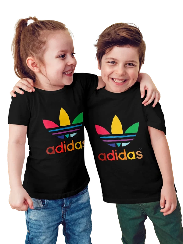 Футболка Adidas — Чёрная, фото 1